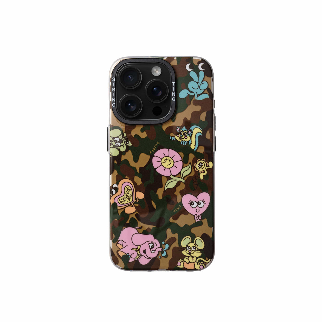 String Ting London Phone Case String Ting Friends Camo Case Ting - iPhone