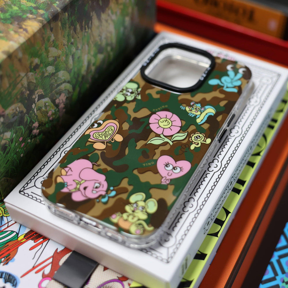 String Ting London Phone Case String Ting Friends Camo Case Ting - iPhone