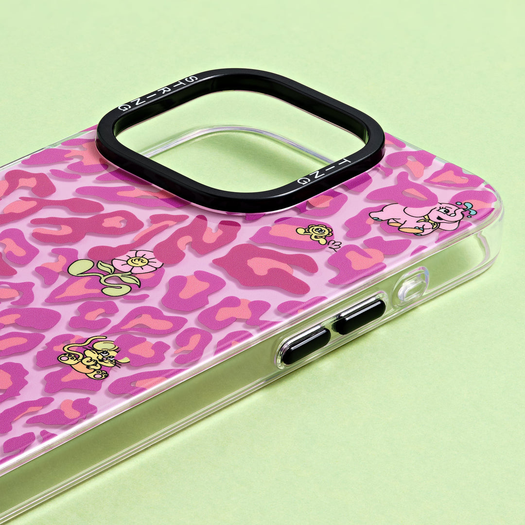 String Ting London Phone Case String Ting Friends Pink Leopard Case Ting - iPhone