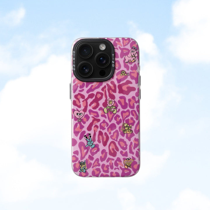 String Ting London Phone Case String Ting Friends Pink Leopard Case Ting - iPhone