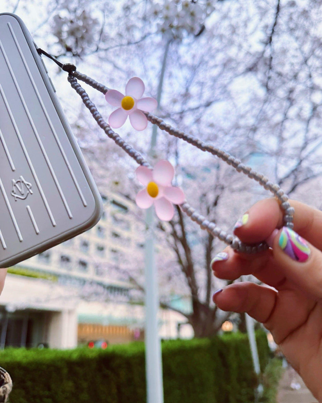 Sakura Wristlet Phone Strap - String Ting London