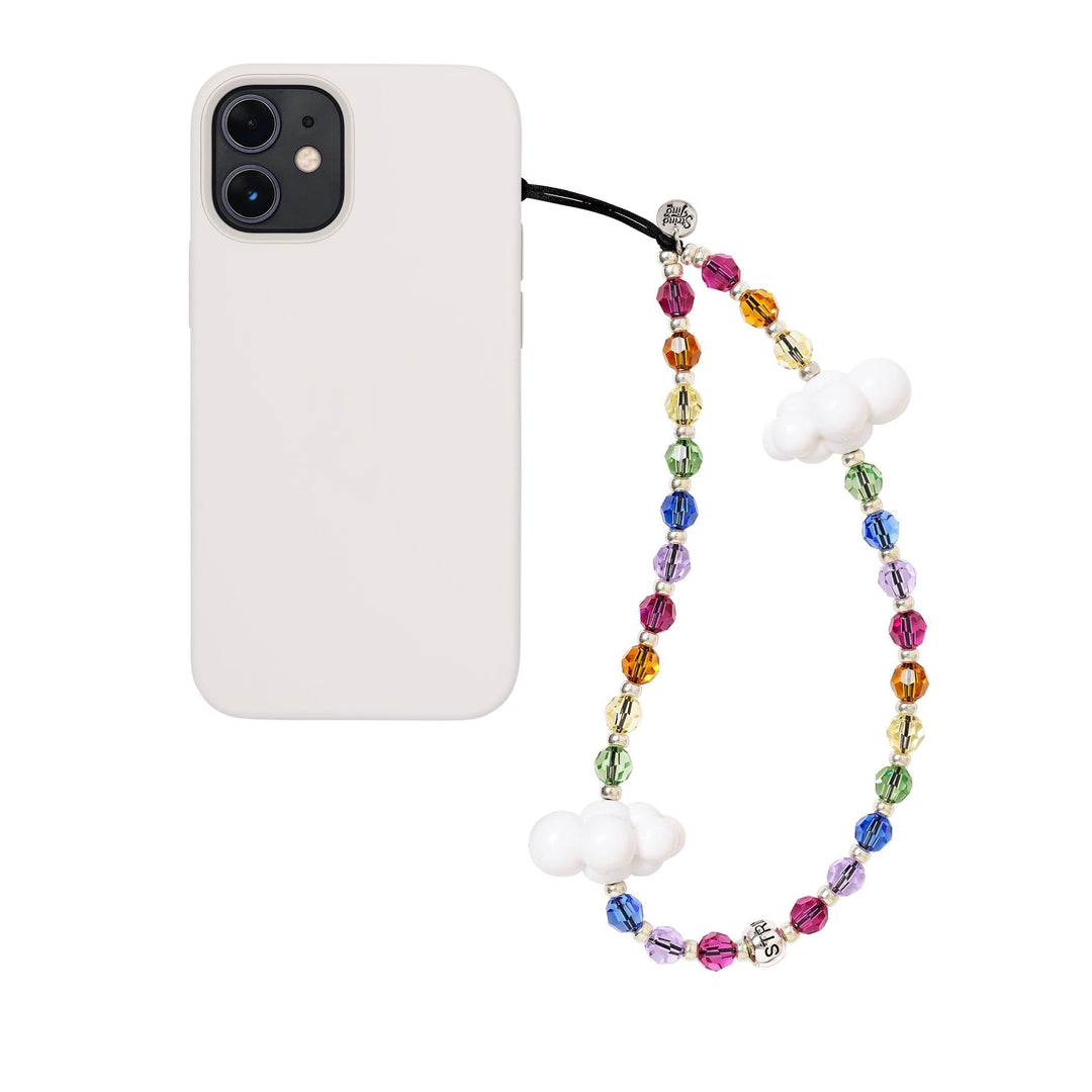 Sky Candy Crystal Rainbow Wristlet Phone Strap - String Ting London