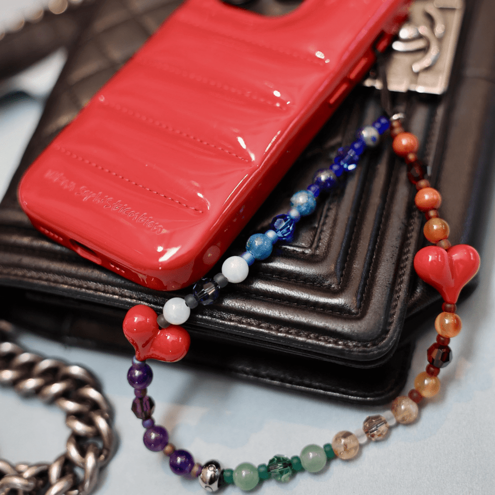 String Ting London Wristlet Phone Strap Chakra Shimmer Wristlet Phone Strap