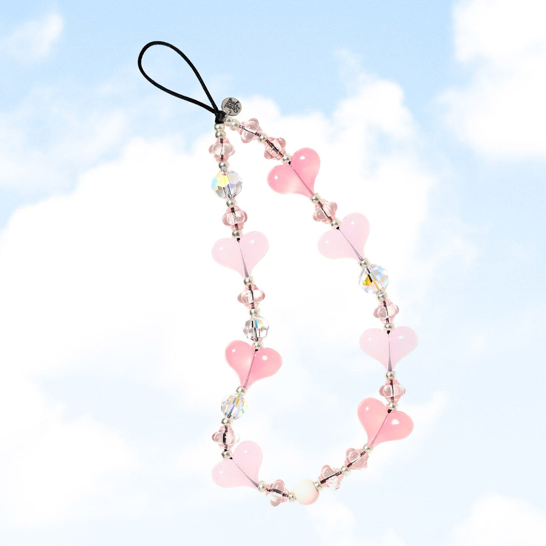 String Ting London Wristlet Phone Strap Cherry Blossom Kawaii Wristlet Phone Strap