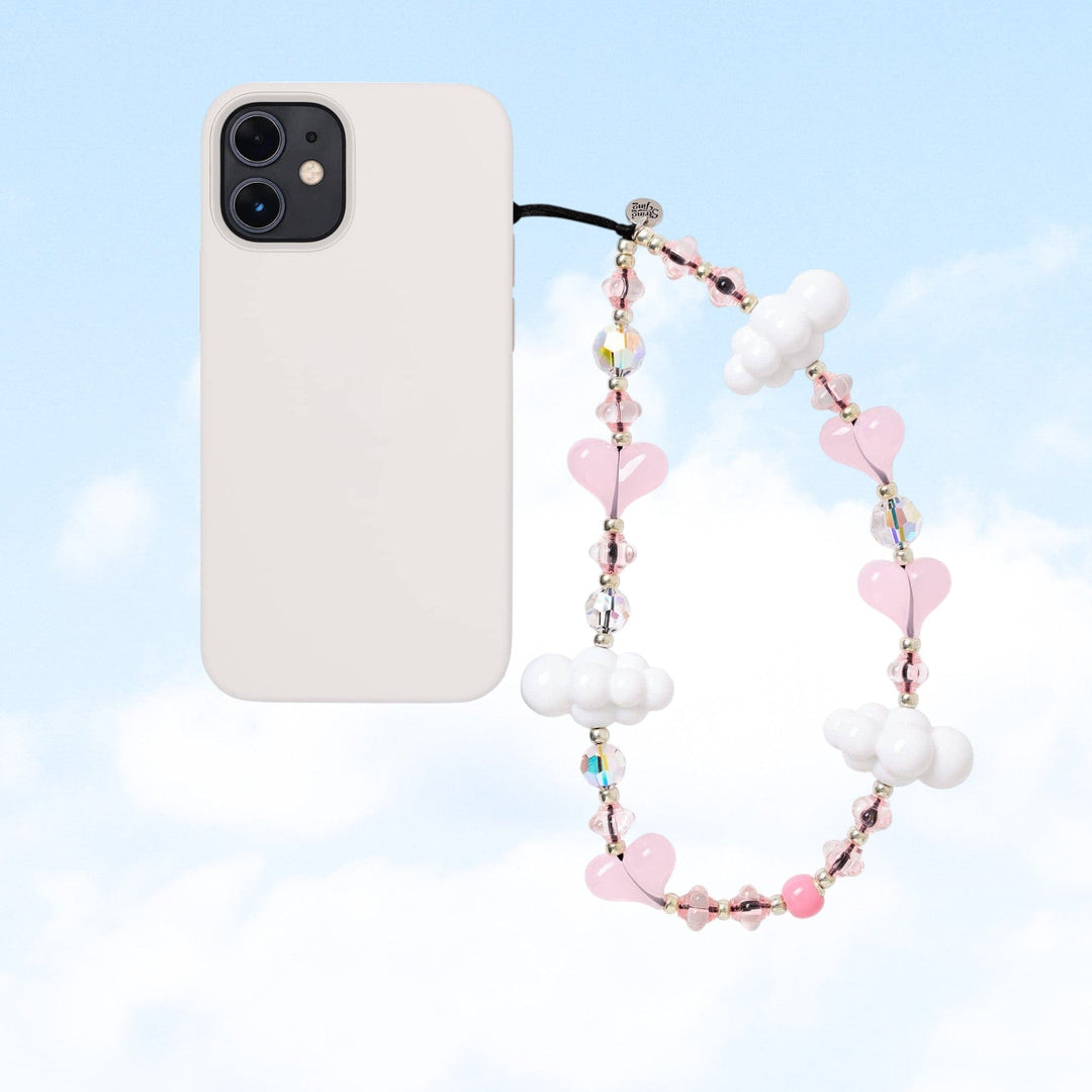 String Ting London Wristlet Phone Strap Cherry Blossom Kawaii Wristlet Phone Strap