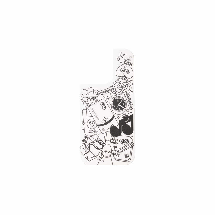 String Ting London Wristlet Phone Strap Everyday Tings Black & White iPhone Skin Ting Sticker 15pro