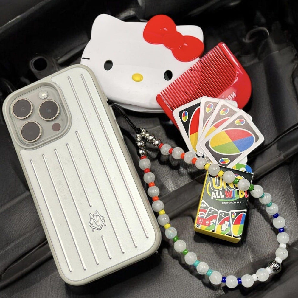 String Ting London Wristlet Phone Strap Moonstone Wish Beads Wristlet Phone Strap