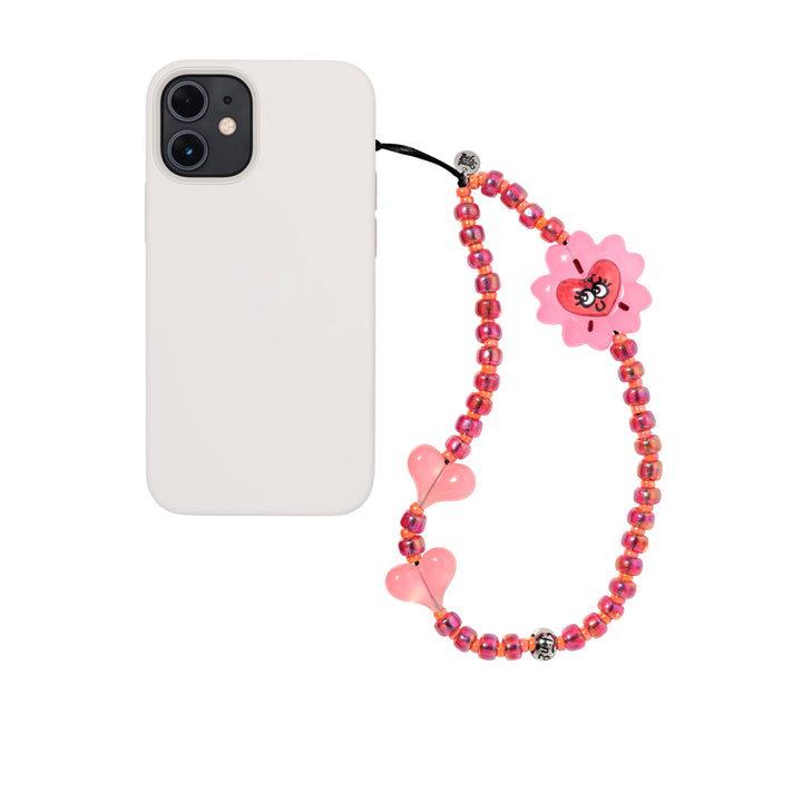 String Ting London Wristlet Phone Strap Peachy Sakura Wristlet Phone Strap