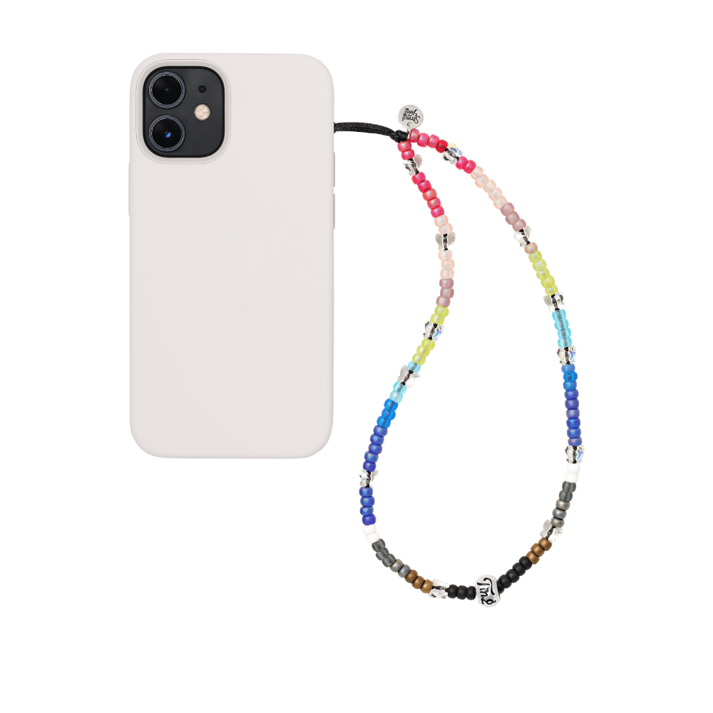 String Ting London Wristlet Phone Strap Prismatica Crystal Phone Strap