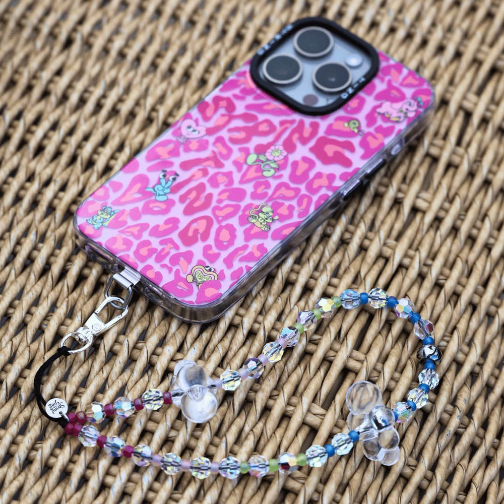 String Ting London Wristlet Phone Strap Sky Candy Prism Drip Wristlet Phone Strap