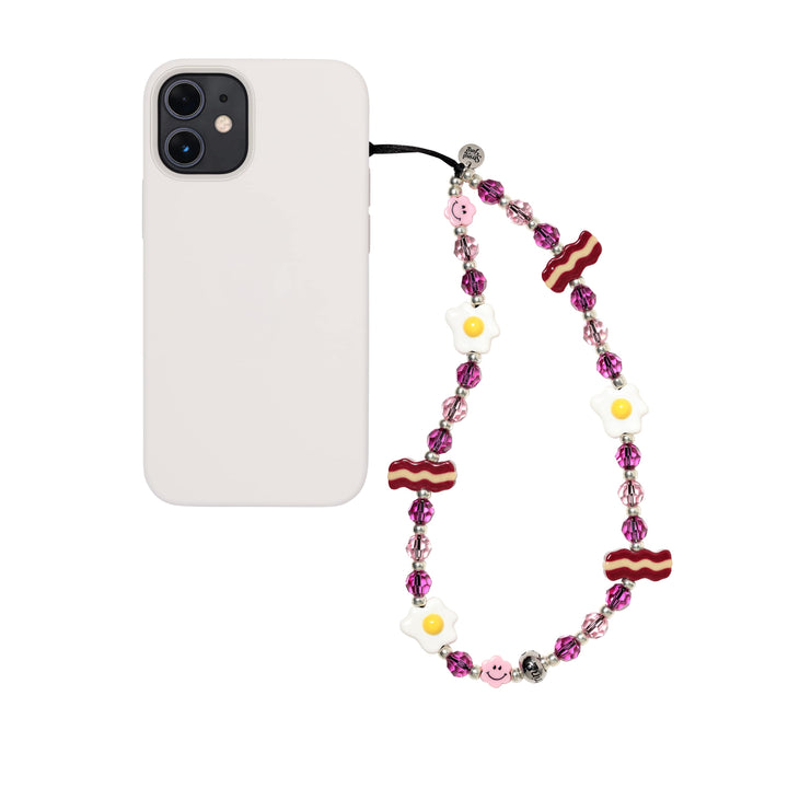 String Ting London Wristlet Phone Strap Wakey Wakey Eggs and Bakey Drip Wristlet Phone Strap