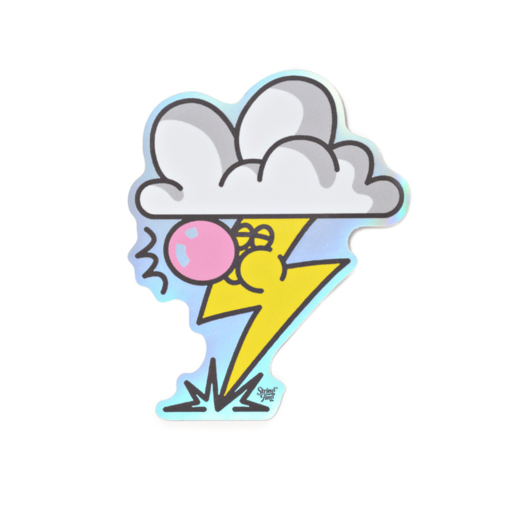 String Ting London Zeus Holographic Sticker