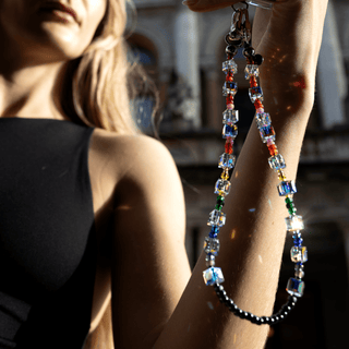 The Light Catcher Drip Wristlet Phone Chain - String Ting London