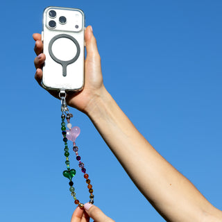 The Mismatch Hearts Club Wristlet Phone Chain