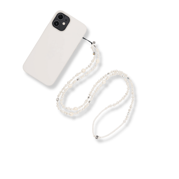 最新コレックション Venus Strap Phone Crossbody Trap Pearl スマホアクセサリー