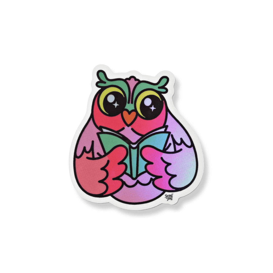 Wise Owl Holo Pink - String Ting London
