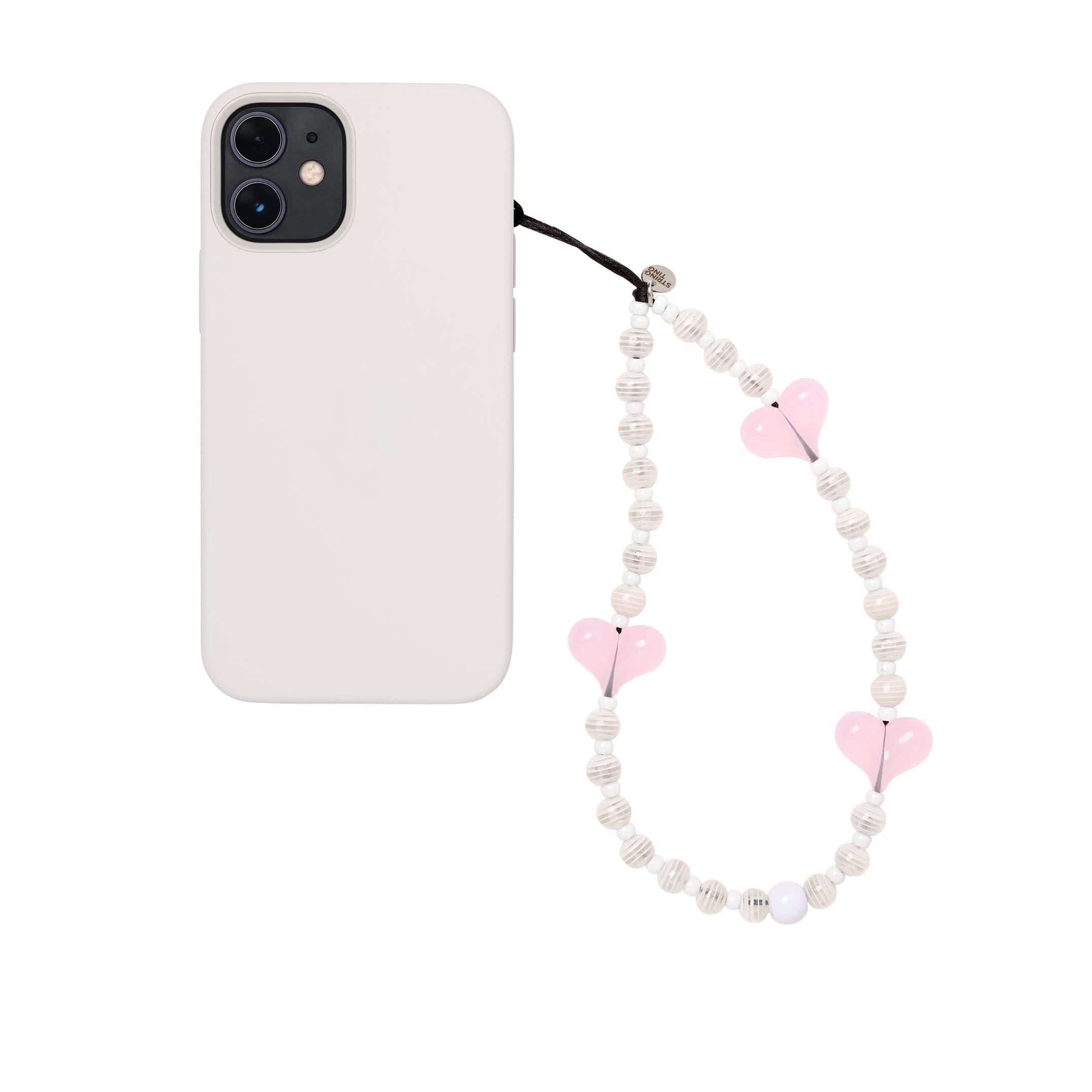 Strawberry Marshmallow Wristlet Phone Strap – String Ting London